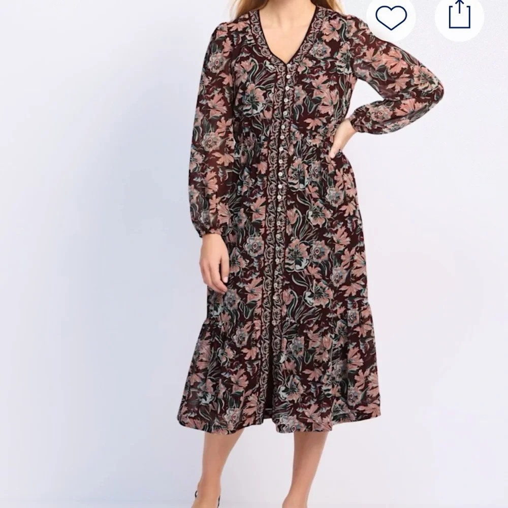 NWT Les Serein Stitch Fix dress sz. L - Picture 1 of 10